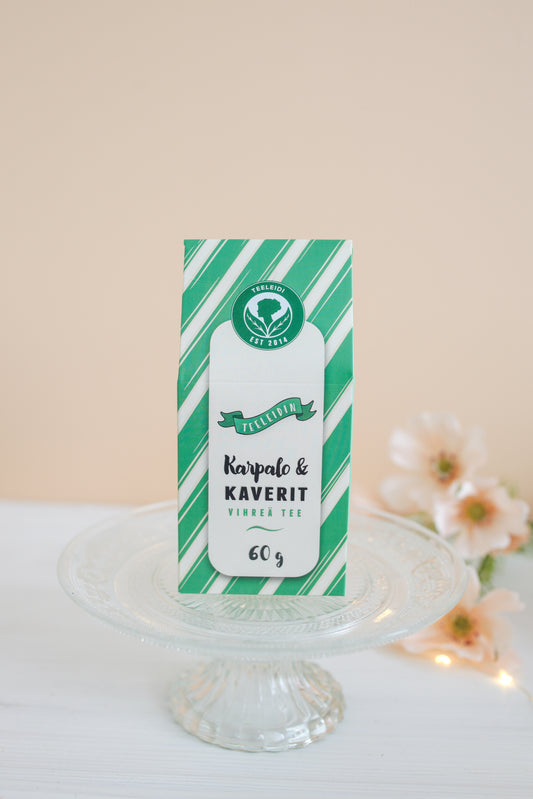 Karpalo tee, vihreätee