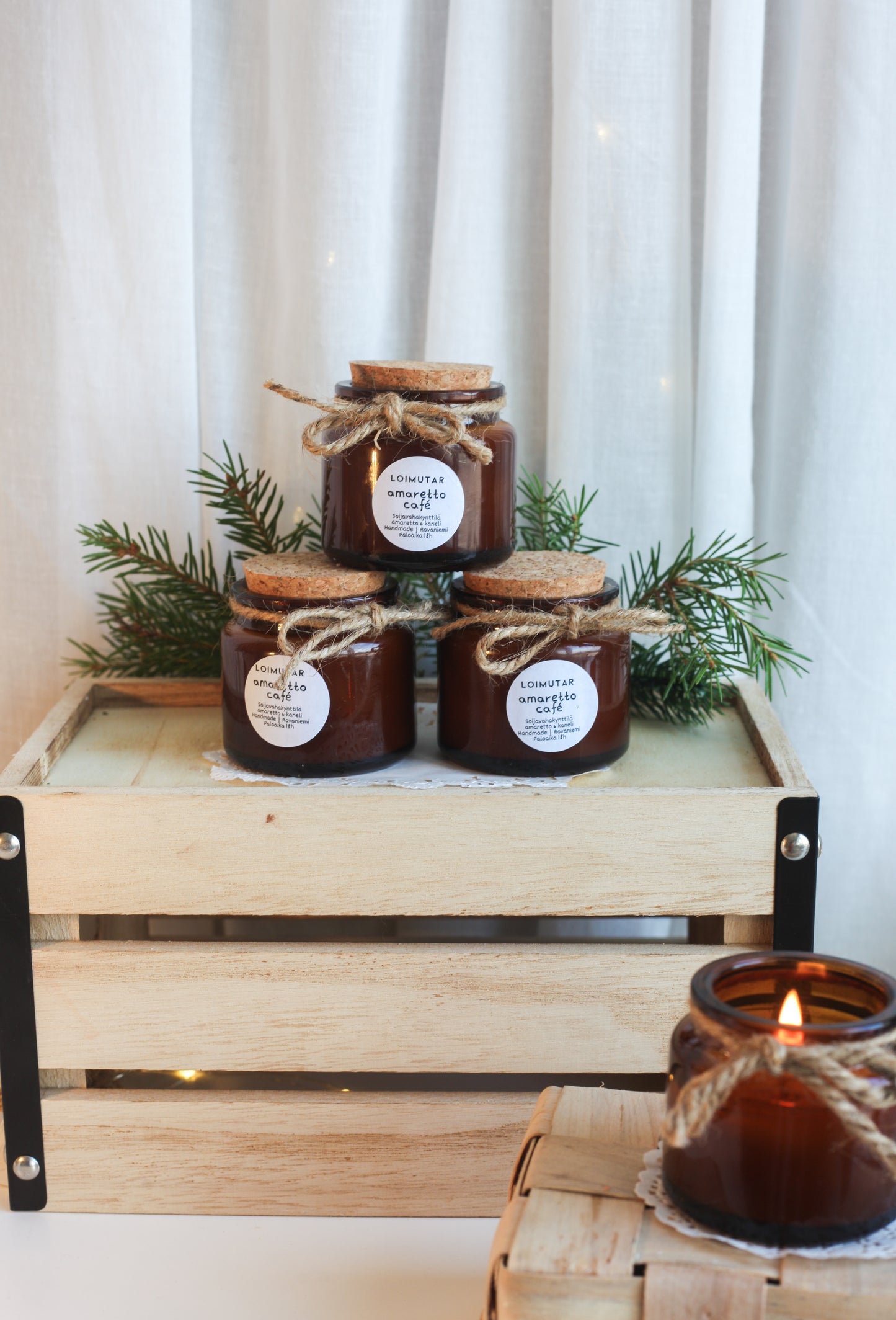 Amaretto café soijavahakynttilä