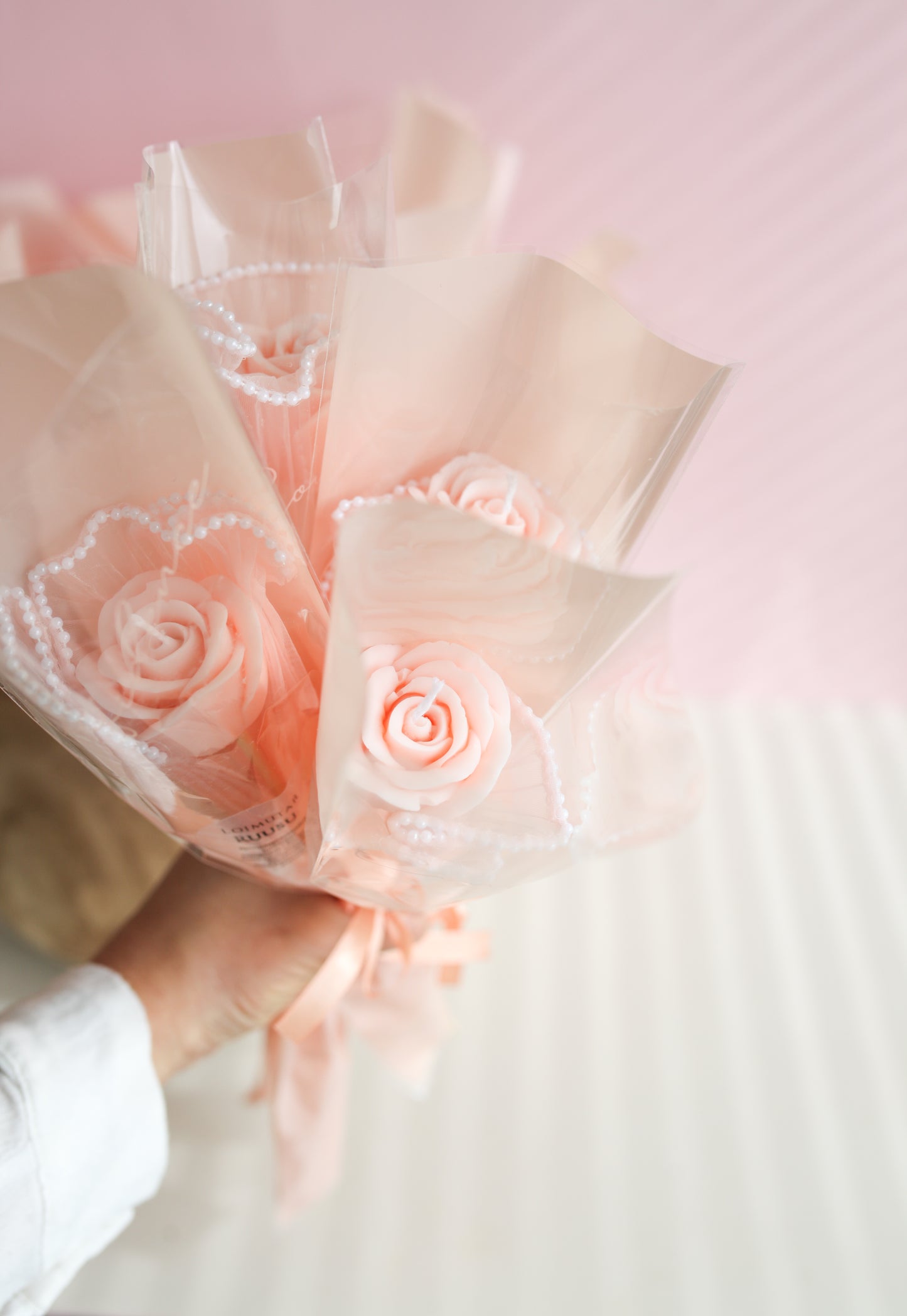 Einzeln verpackte Perlenrose