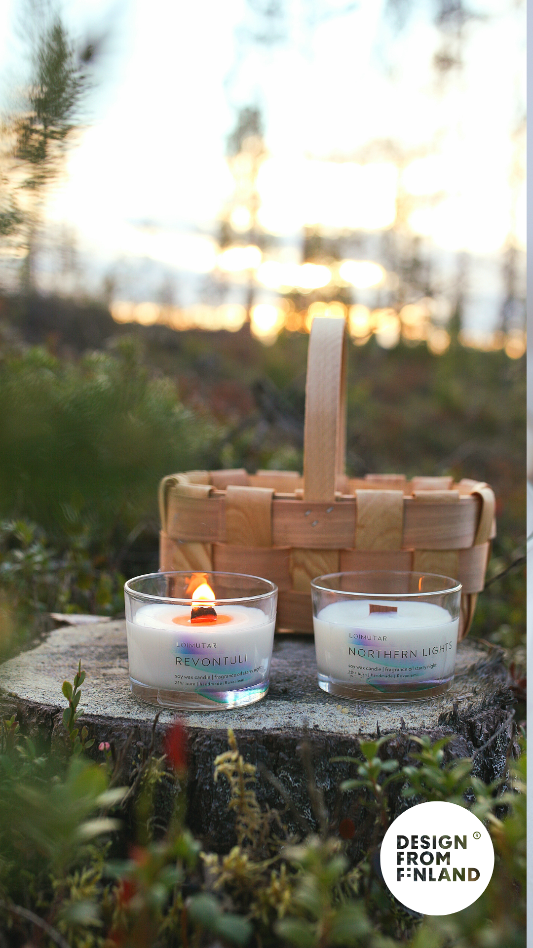 Nordlichter Sojawachskerze