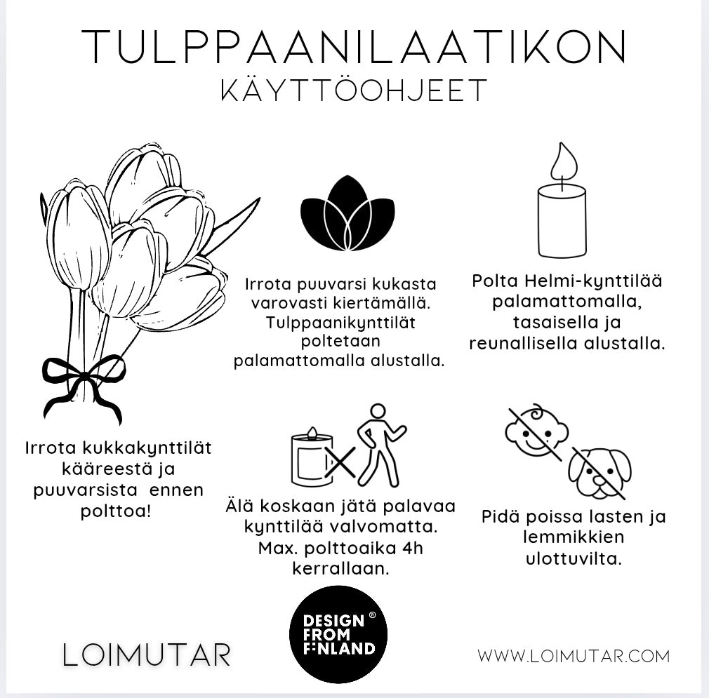 Tulppaanilaukku, lahjasetti