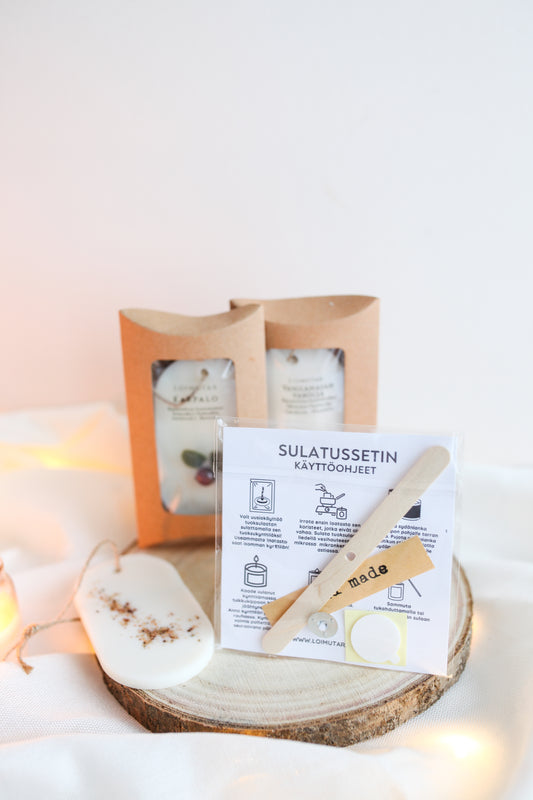 Tuoksulaatan sulatussetti, diy, diy-kynttilä