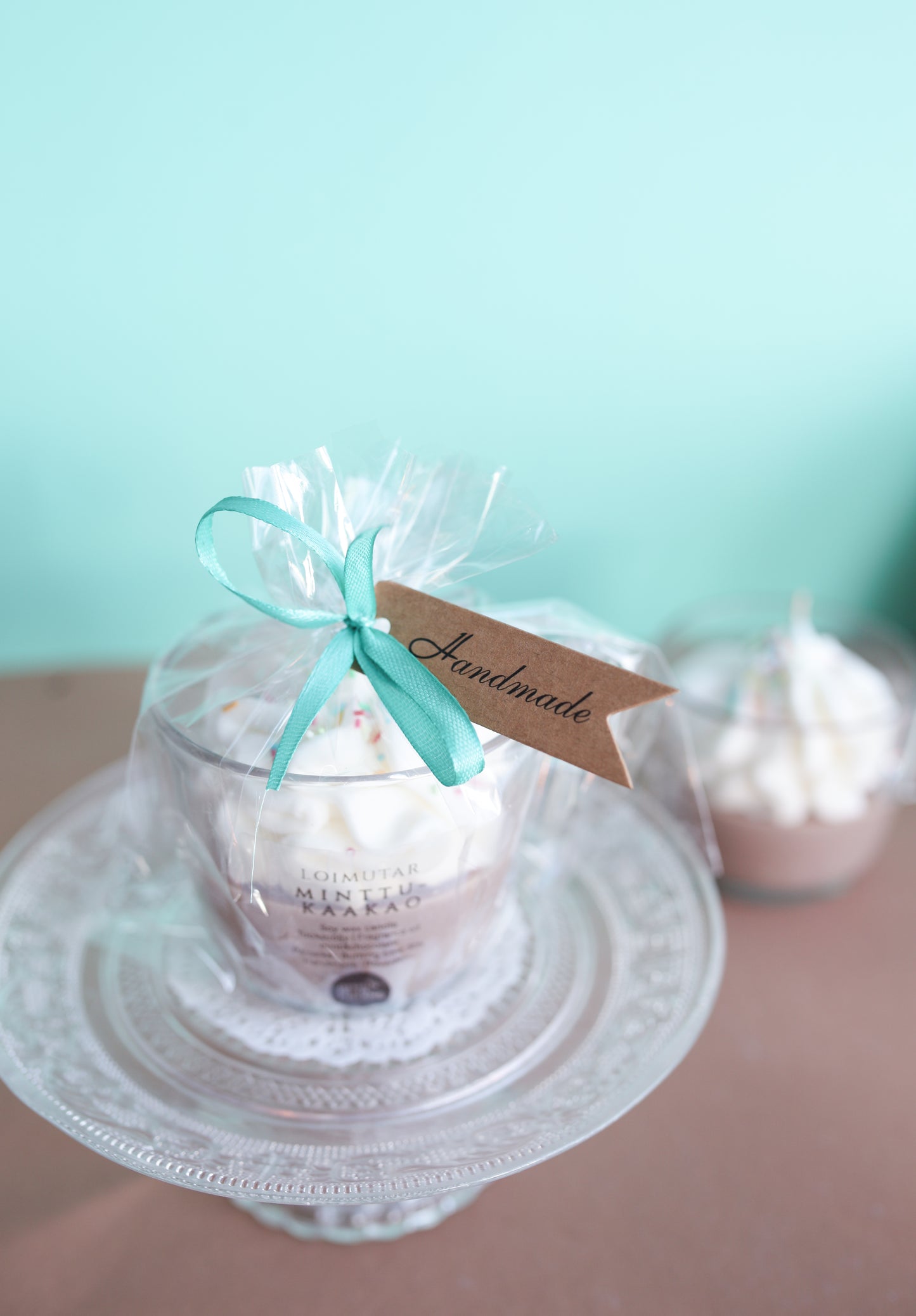 Minttukaakao soijavahakynttilä