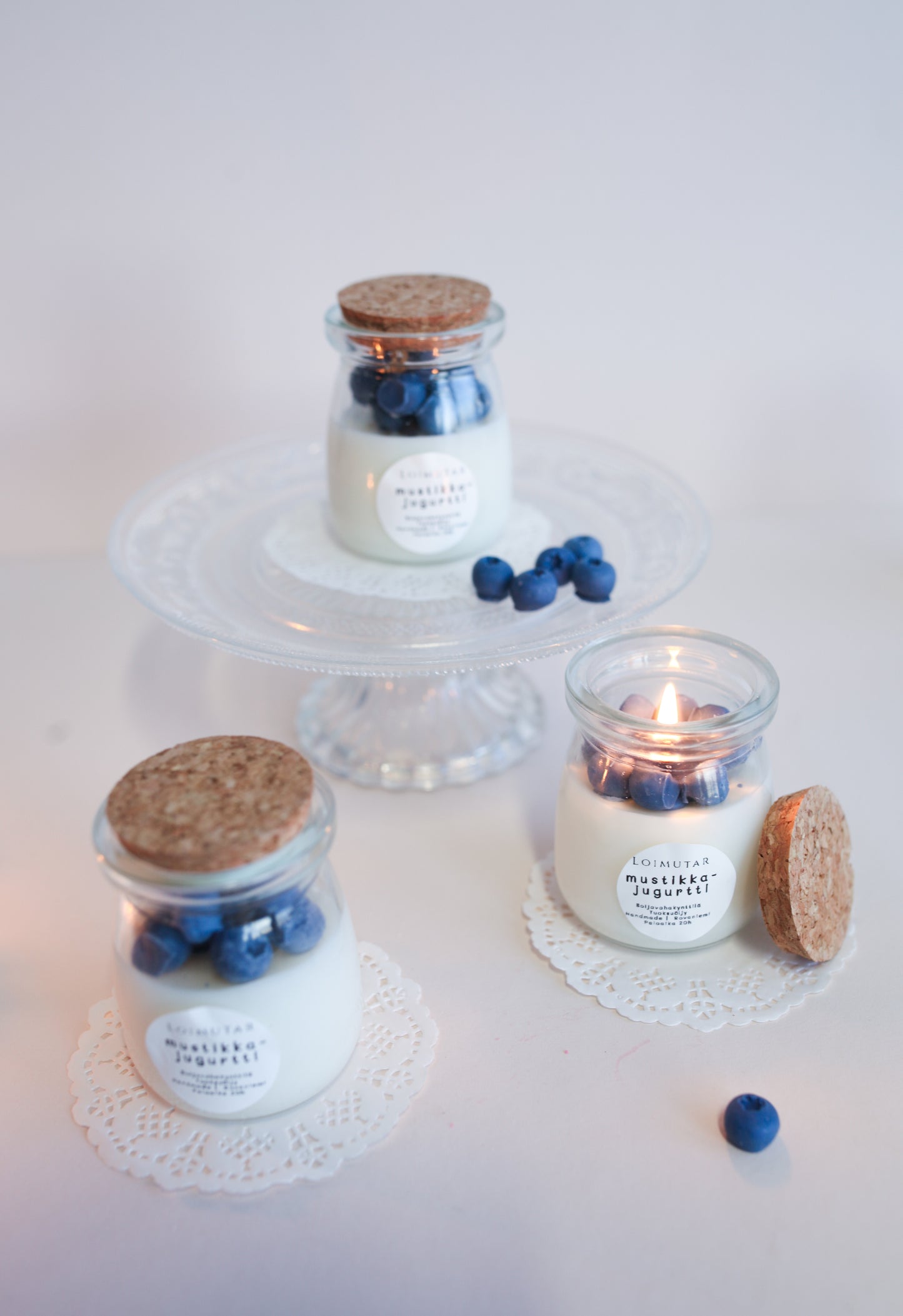 Mustikkakynttilä mini