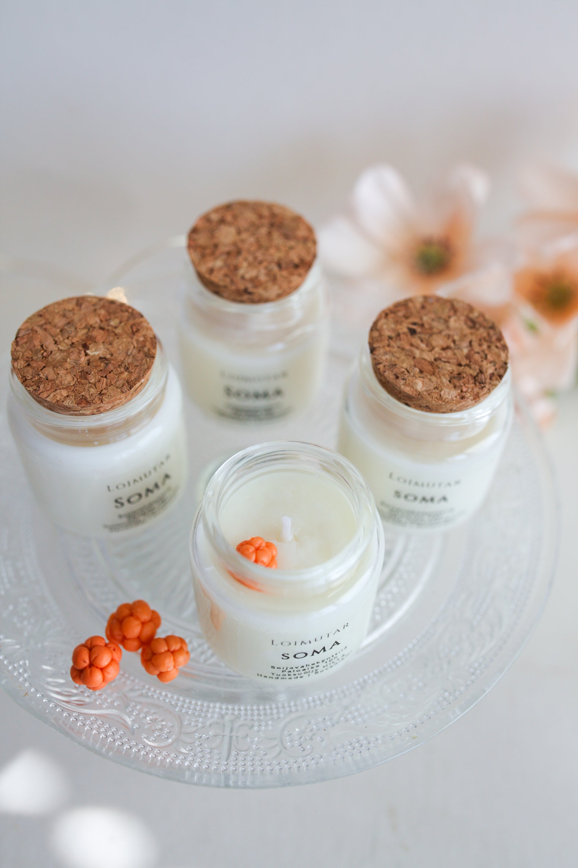 Minikynttilä hilla, piparkakku