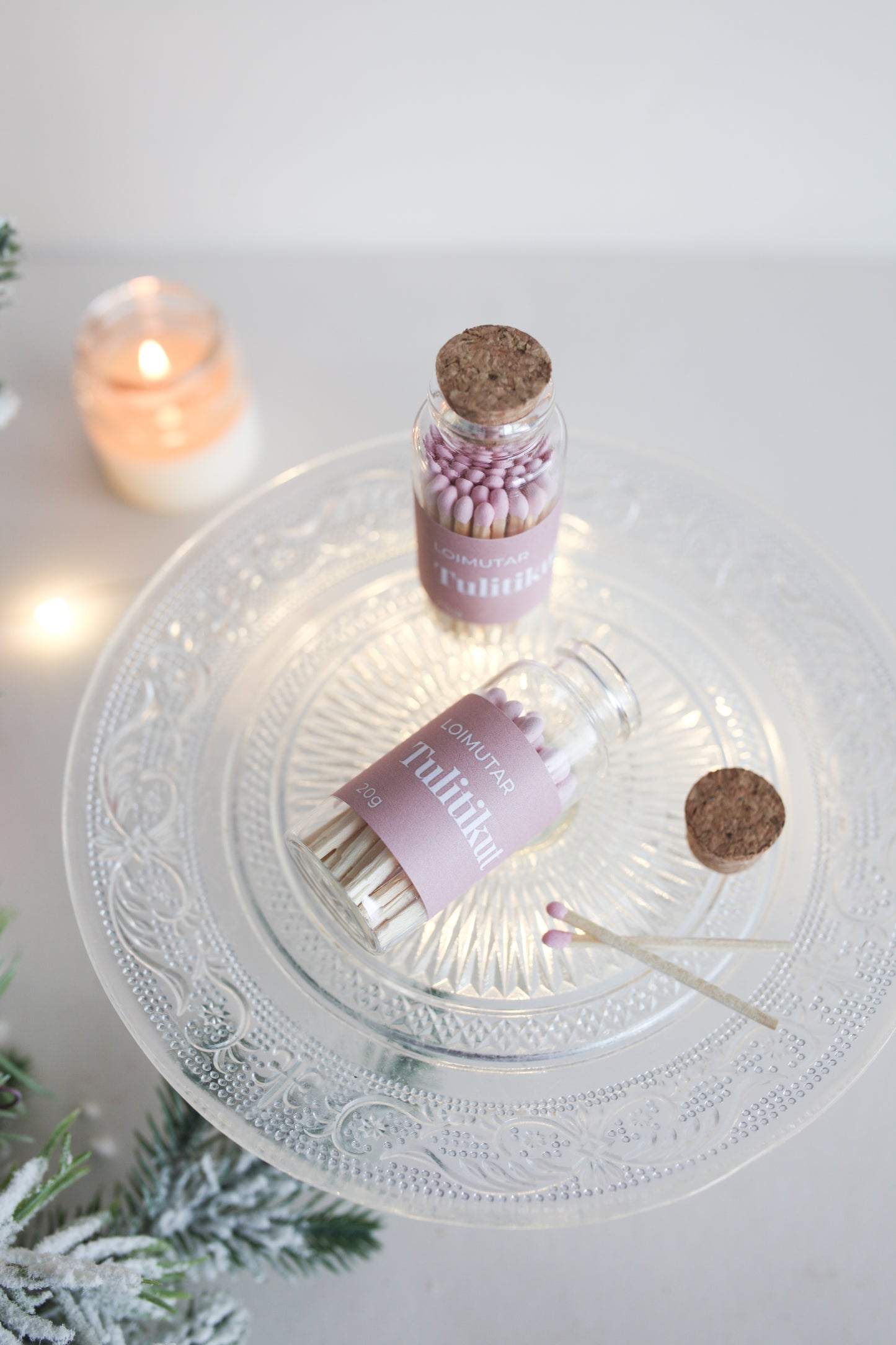 Tulitikut lasipullossa 