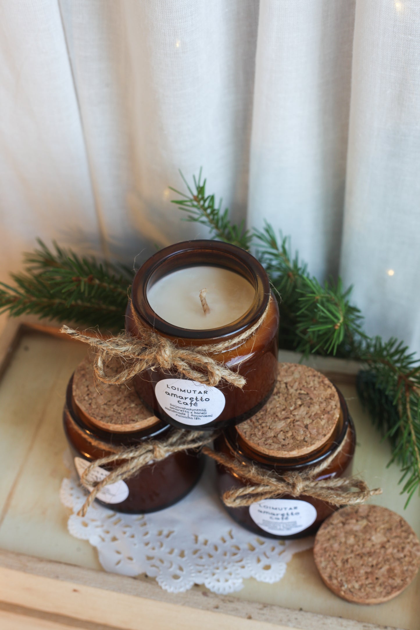 Amaretto café soijavahakynttilä