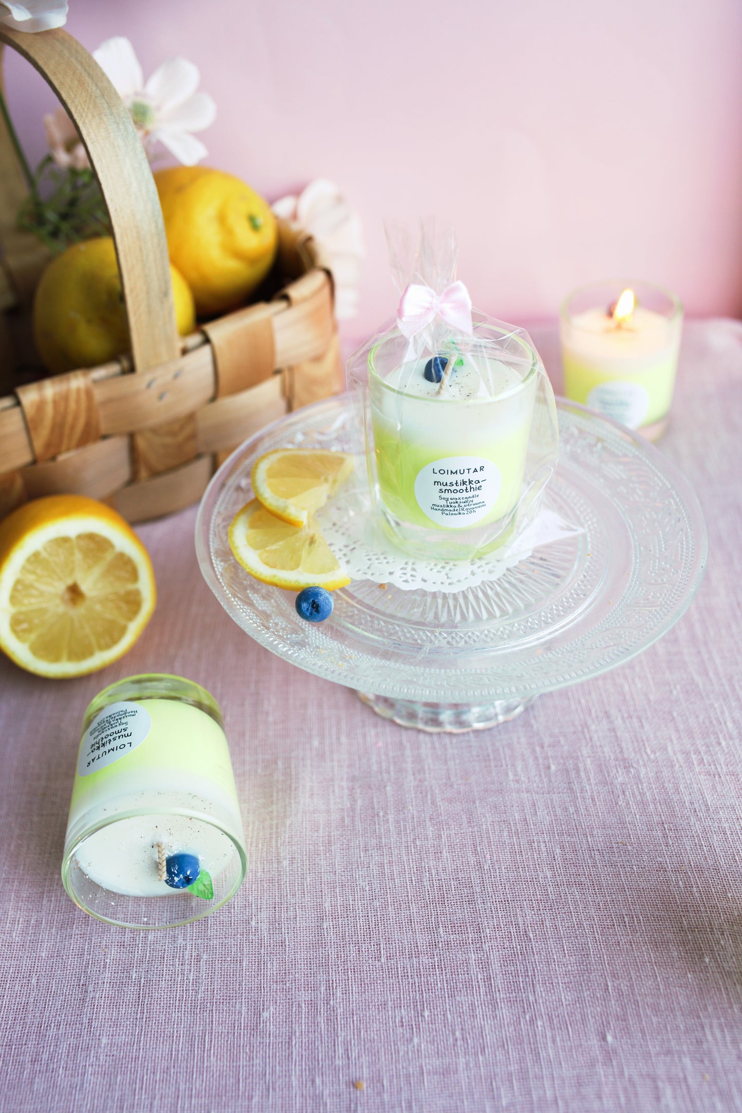 Blueberry &amp; lemon smoothie