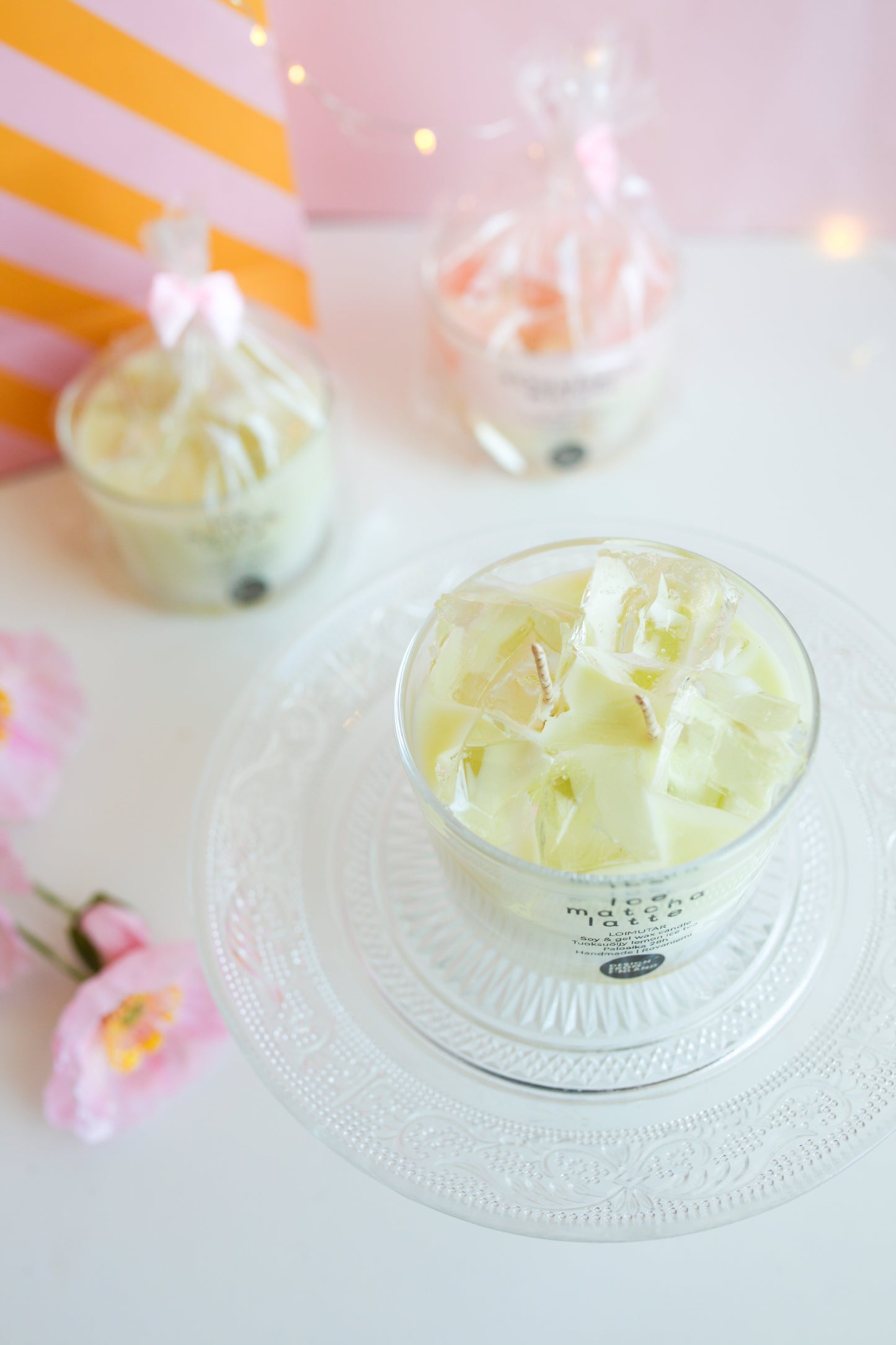 Ice matcha latte