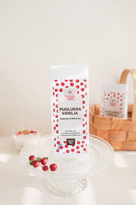 Puolukka-vanilja irtotee 60g