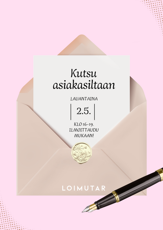 Ilmoittatuminen asiakasiltaan♡