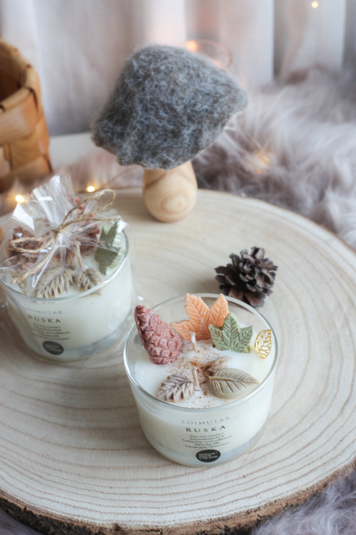 Ruska soy wax candle