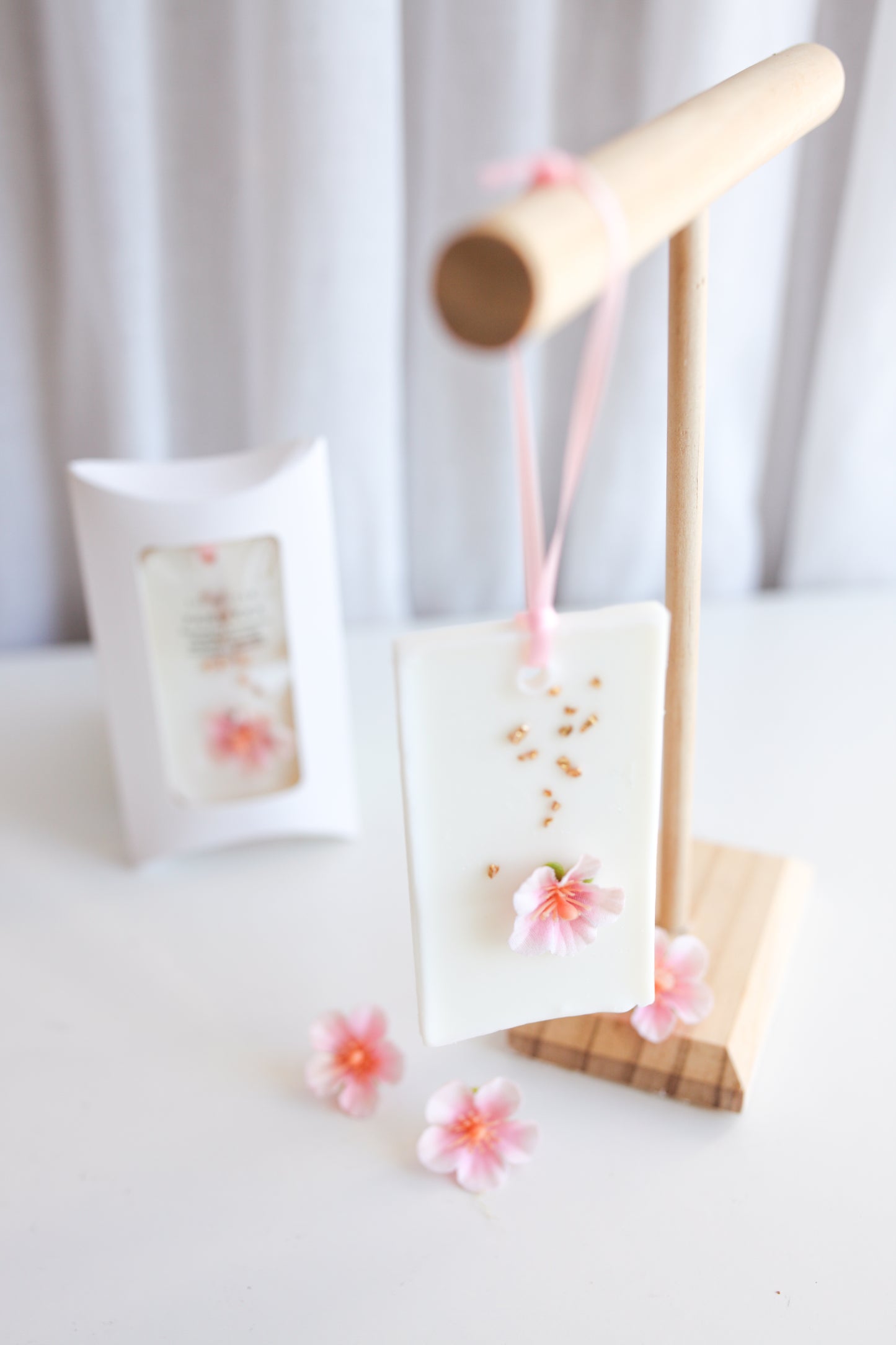 Ripustettava huonetuoksu persikka