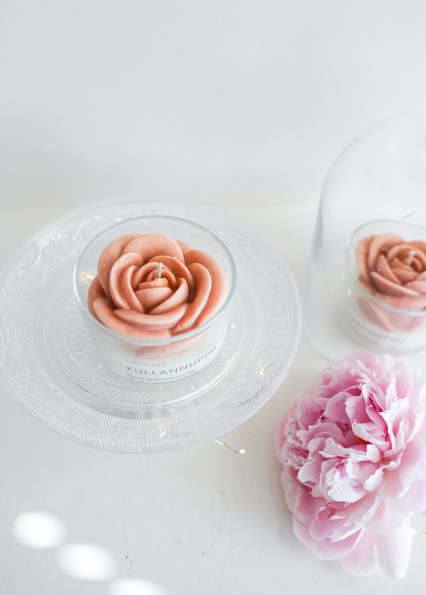 Kullannuppu | tuoksuton soijavahakynttilä