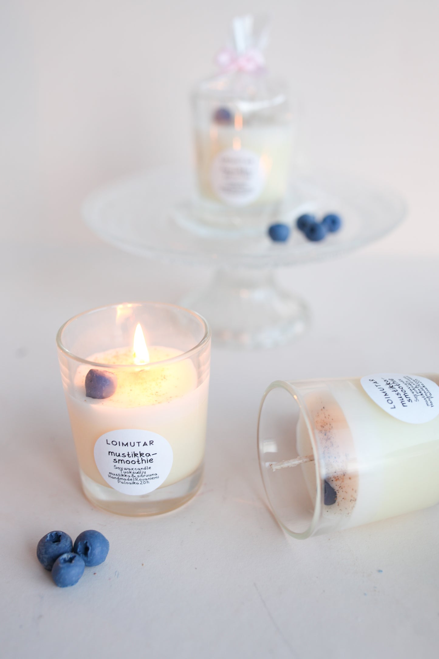 Mustikka&sitruuna smoothie