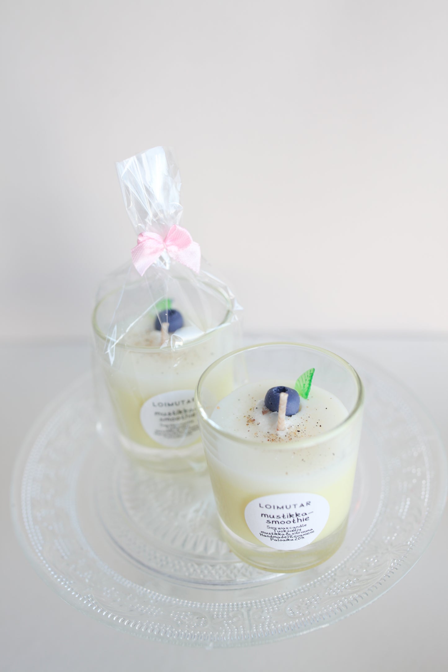 Mustikka&sitruuna smoothie