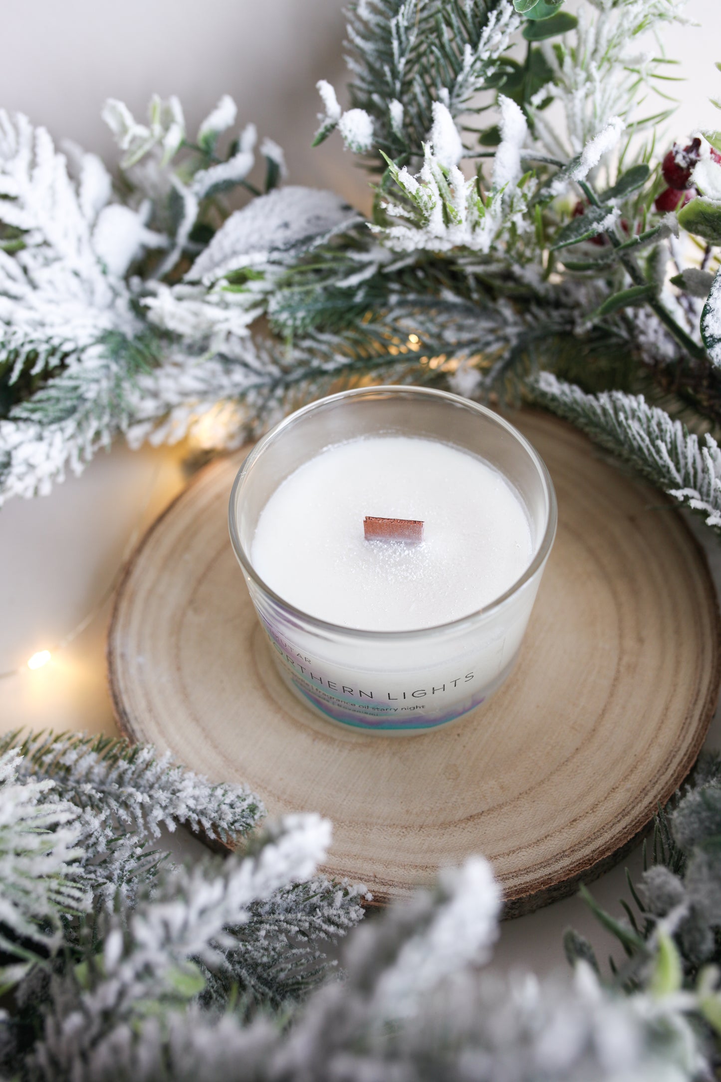 Revontuli kynttilä, soijavaha, tuliainen