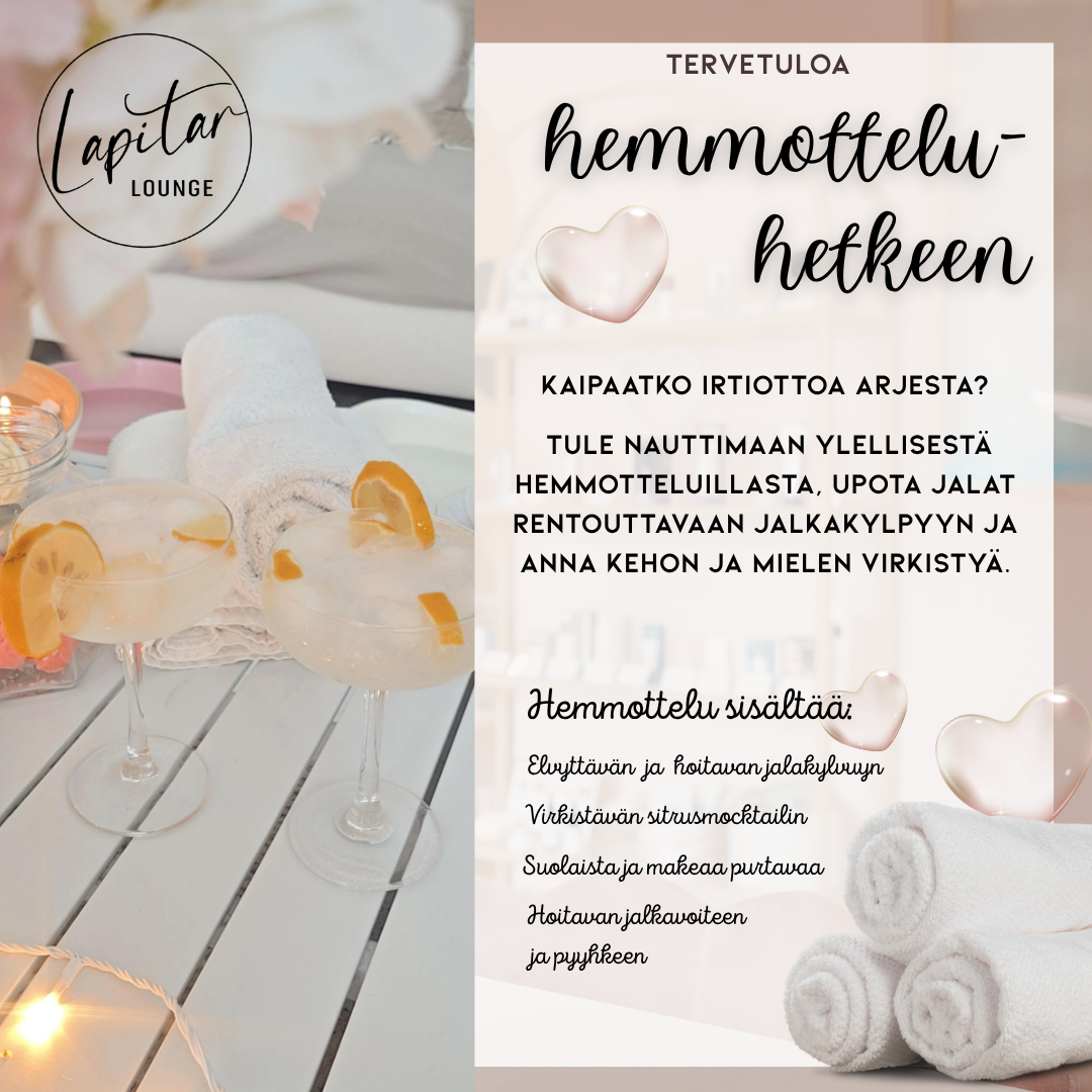 Hemmotteluhetki Lapitar Loungessa