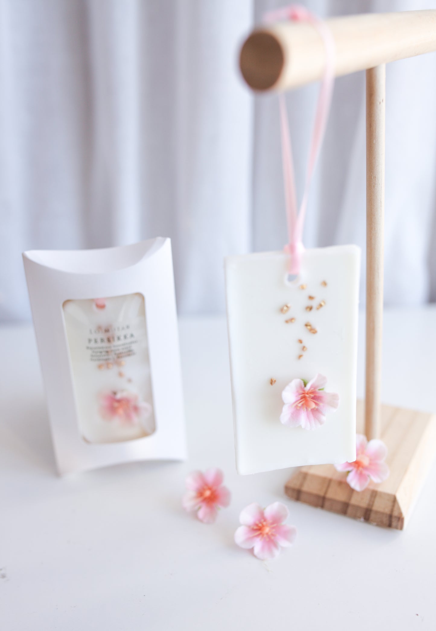 Ripustettava huonetuoksu persikka