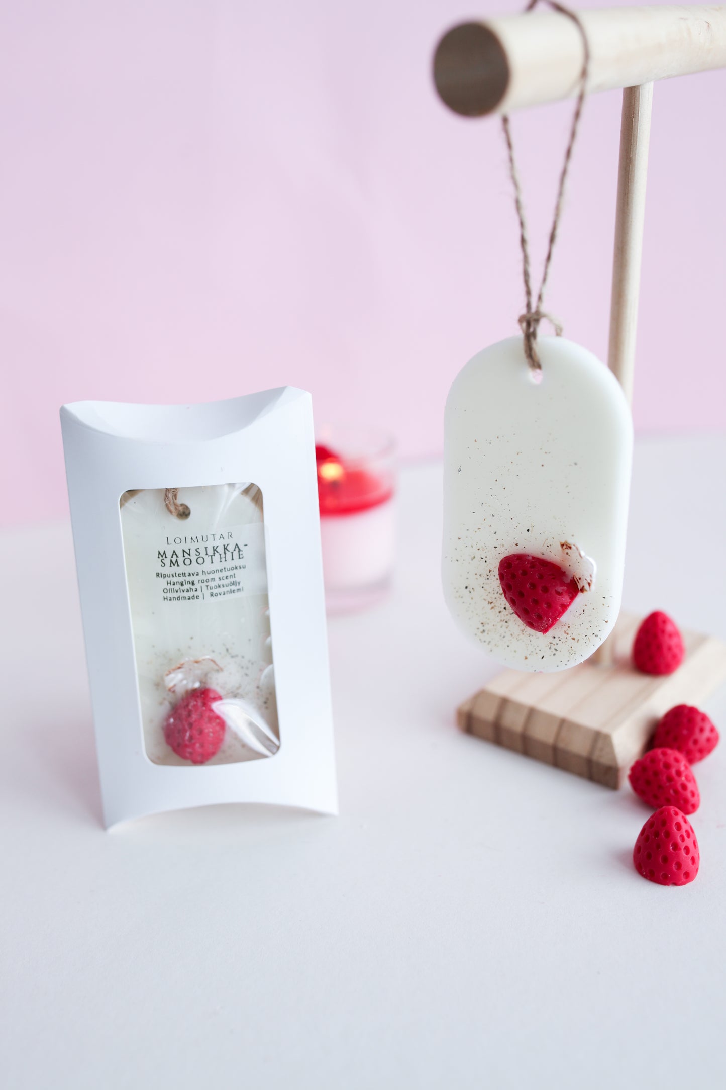 Huonetuoksu mansikkasmoothie